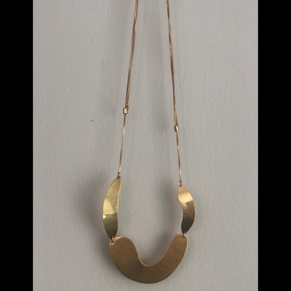 Madewell gold adjustable necklace